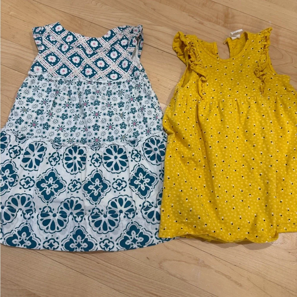 Old Navy and H&M Patterned Dresses